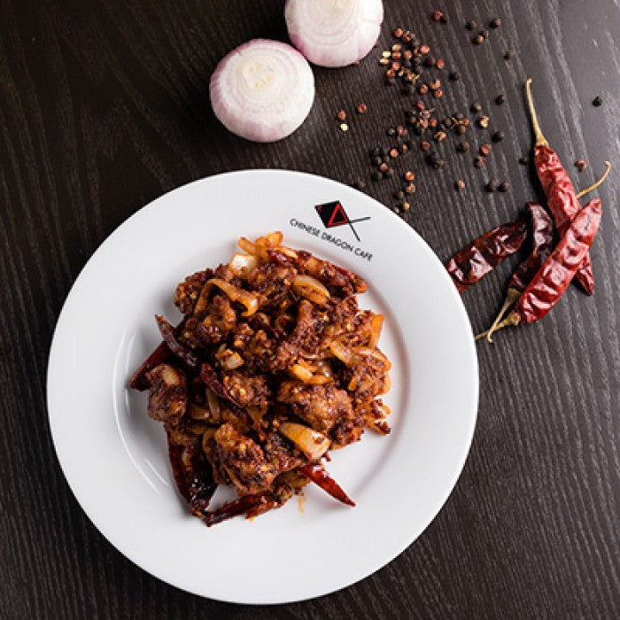 Dry Red Chilli Pork