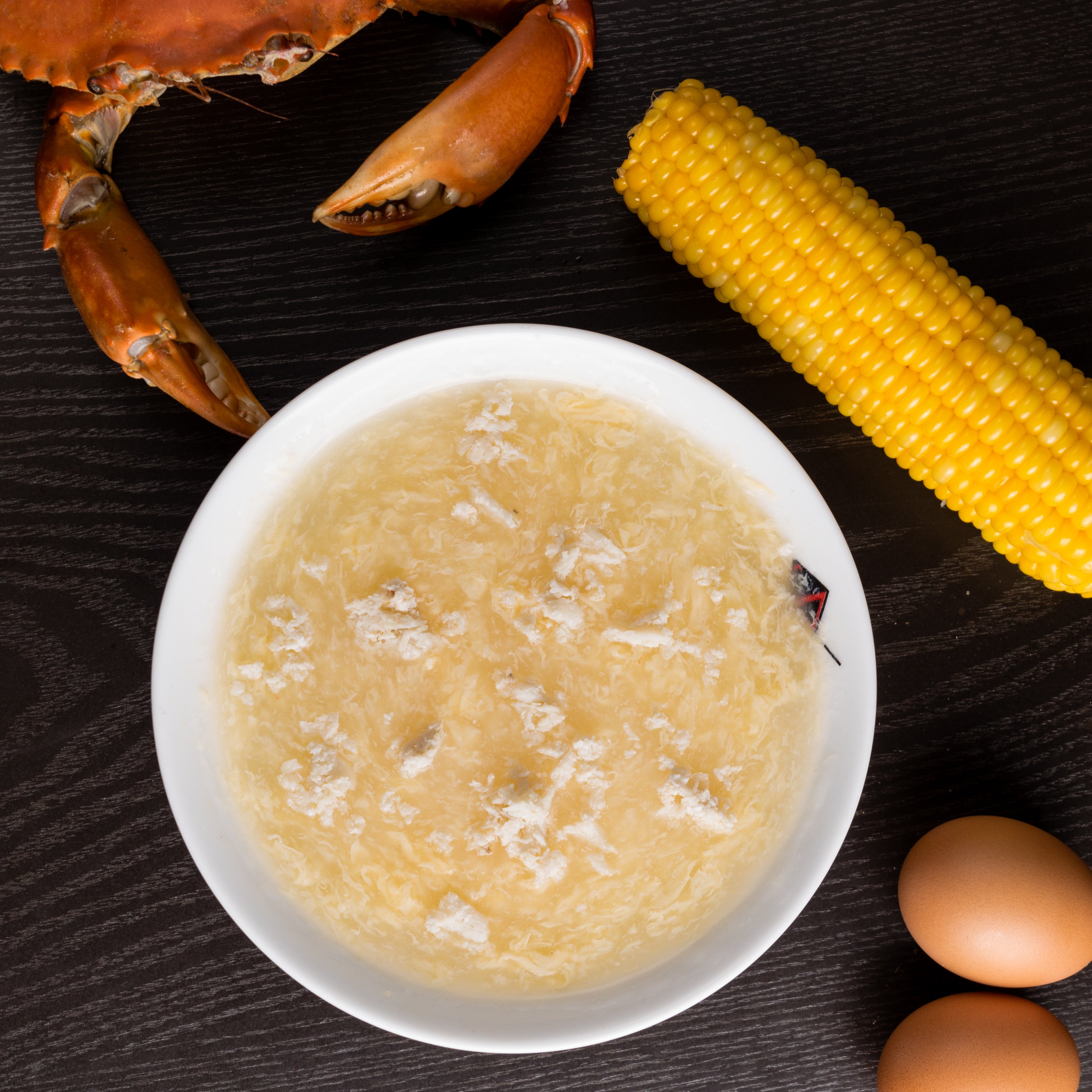 Sweet Corn Soup with Crab & Egg – Chinese Dragon Cafe